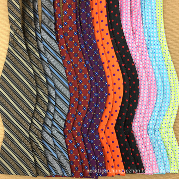 High Visibility Custom Silk Microfiber Plaid Woven Men Silk Ties